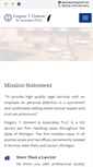 Mobile Screenshot of gregorytosmentandassociates.com