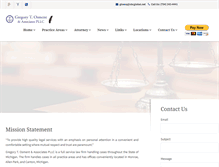 Tablet Screenshot of gregorytosmentandassociates.com